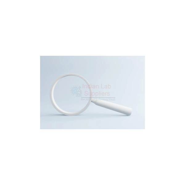 Hand Lens with White Plastic Handle