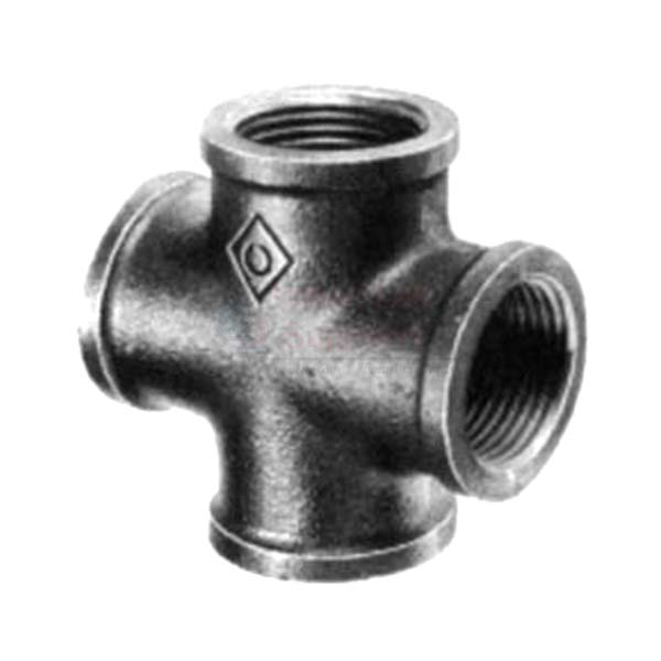 Cross, eq, fthd, GI. 4" ND, 14 Bar
