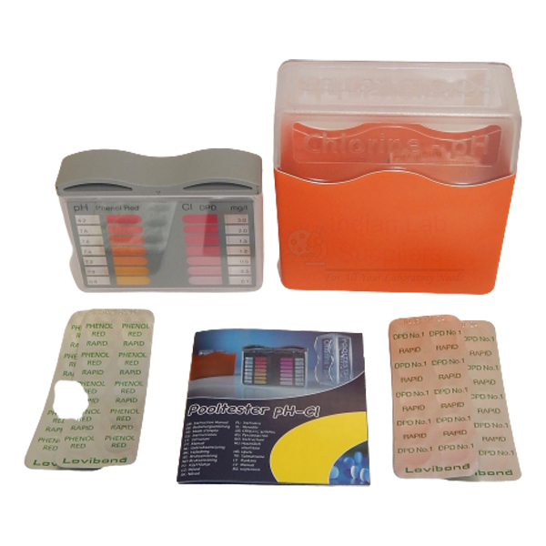Chlorine Pooltester, Visual, Block, Simple