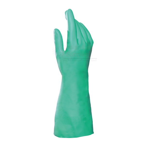 Gloves, Heavy-duty, Rubber/Nitrile, Large