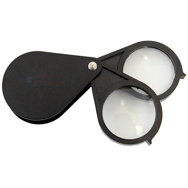 Double Lens Folding Pocket Magnifier