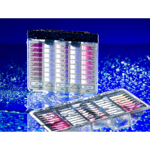 Chlorine Pooltester, Visual, Bloc, 2 Scales