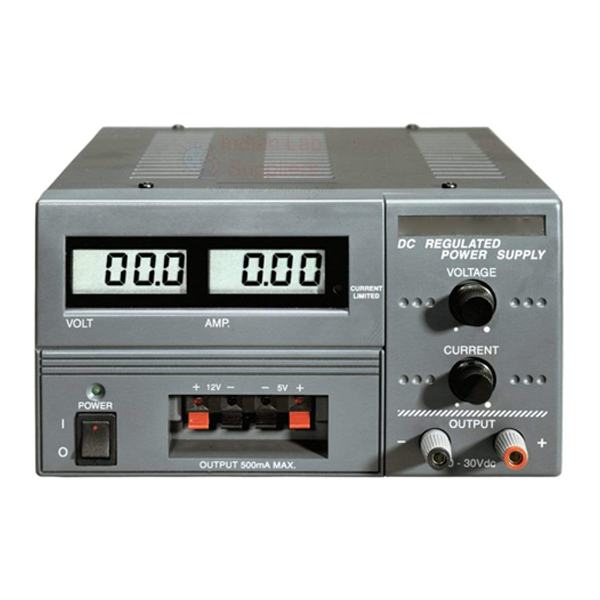 Digital Triple Output DC Power Supply