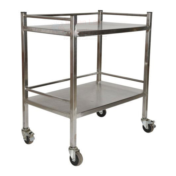 Dressing Trolley SS 2 Trays
