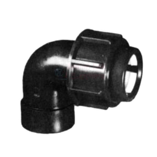 Elbow, PP, comp, HDPE 110mmxfthd 4" O/ND-P
