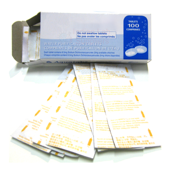 Water Purif. (NaDCC) 33mg Tabs