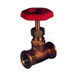 Valve, Globe, Bronze, 20mm/&frac34;" Nd, 10 Bar
