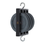 Triple Pulley Painted