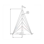 Portable Antenna Aluminium, 12m
